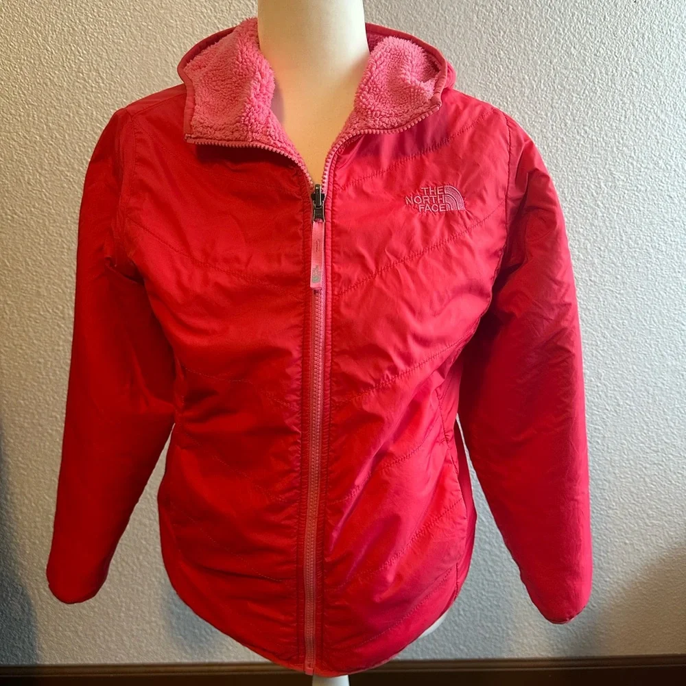 The North Face Girls Reversable Jacket Size XL (18)